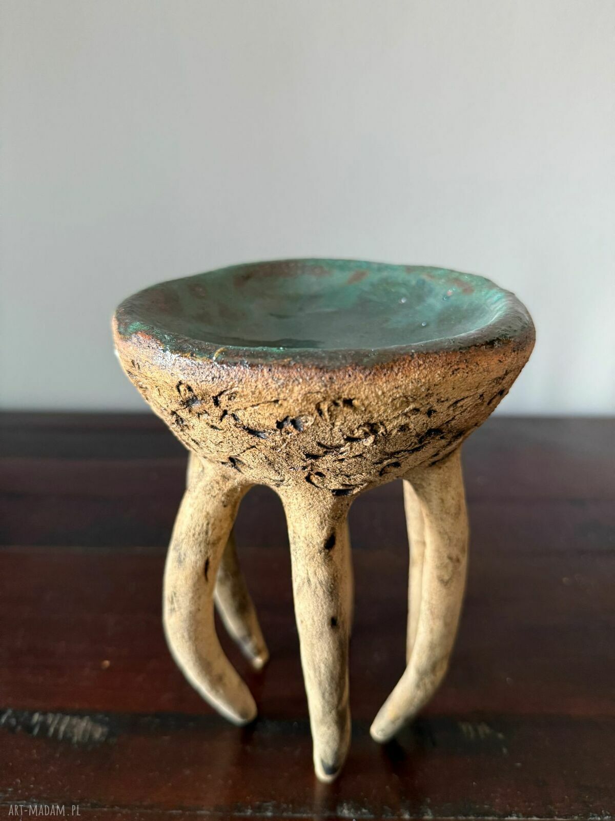 Misa ceramiczna z kolekcji „Morskie opowieści” - ręcznie lepiona ceramika