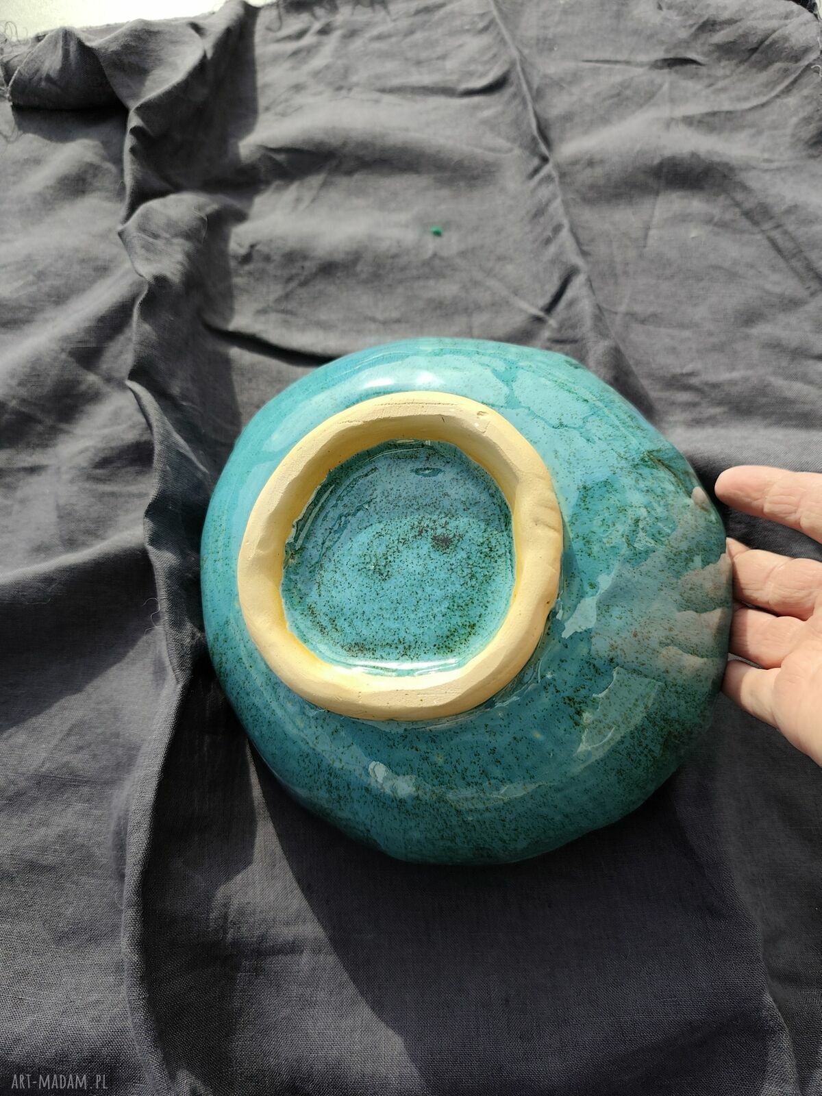 Misa ceramiczna do czipsów z żabką