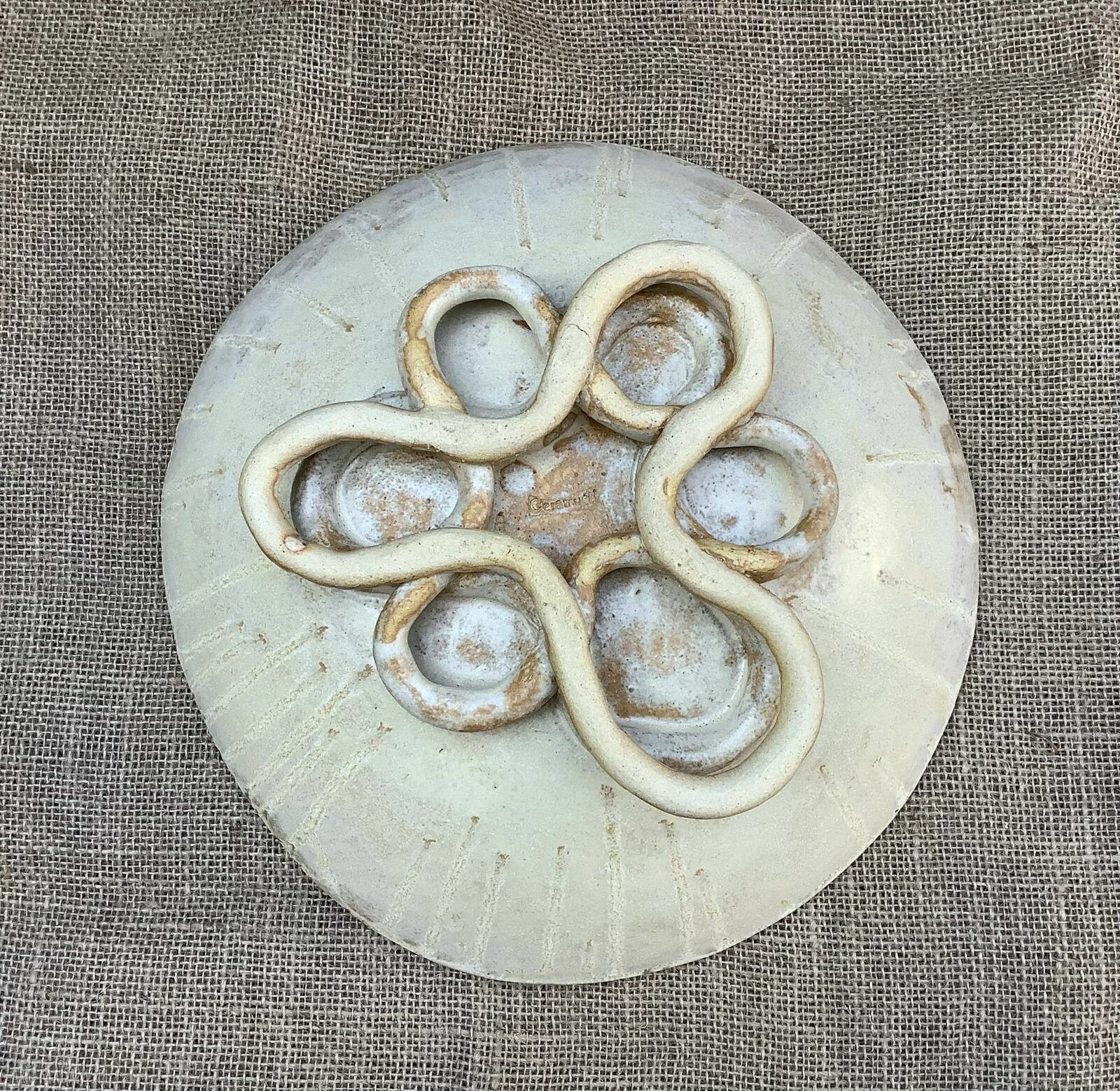 Misa ceramiczna "Śmieszna noga" - patera na owoce i dekoracje