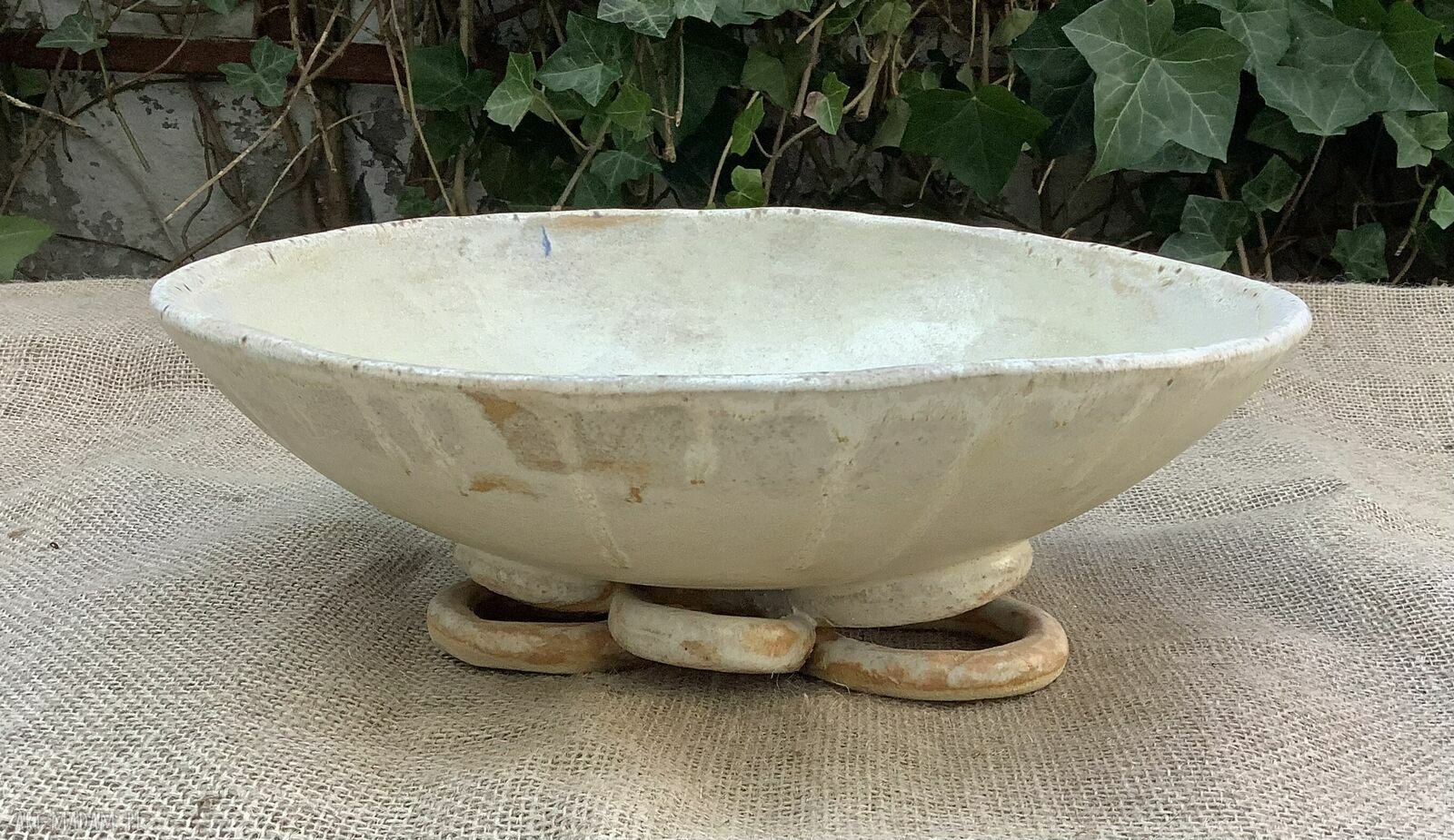 Misa ceramiczna "Śmieszna noga" - patera na owoce i dekoracje