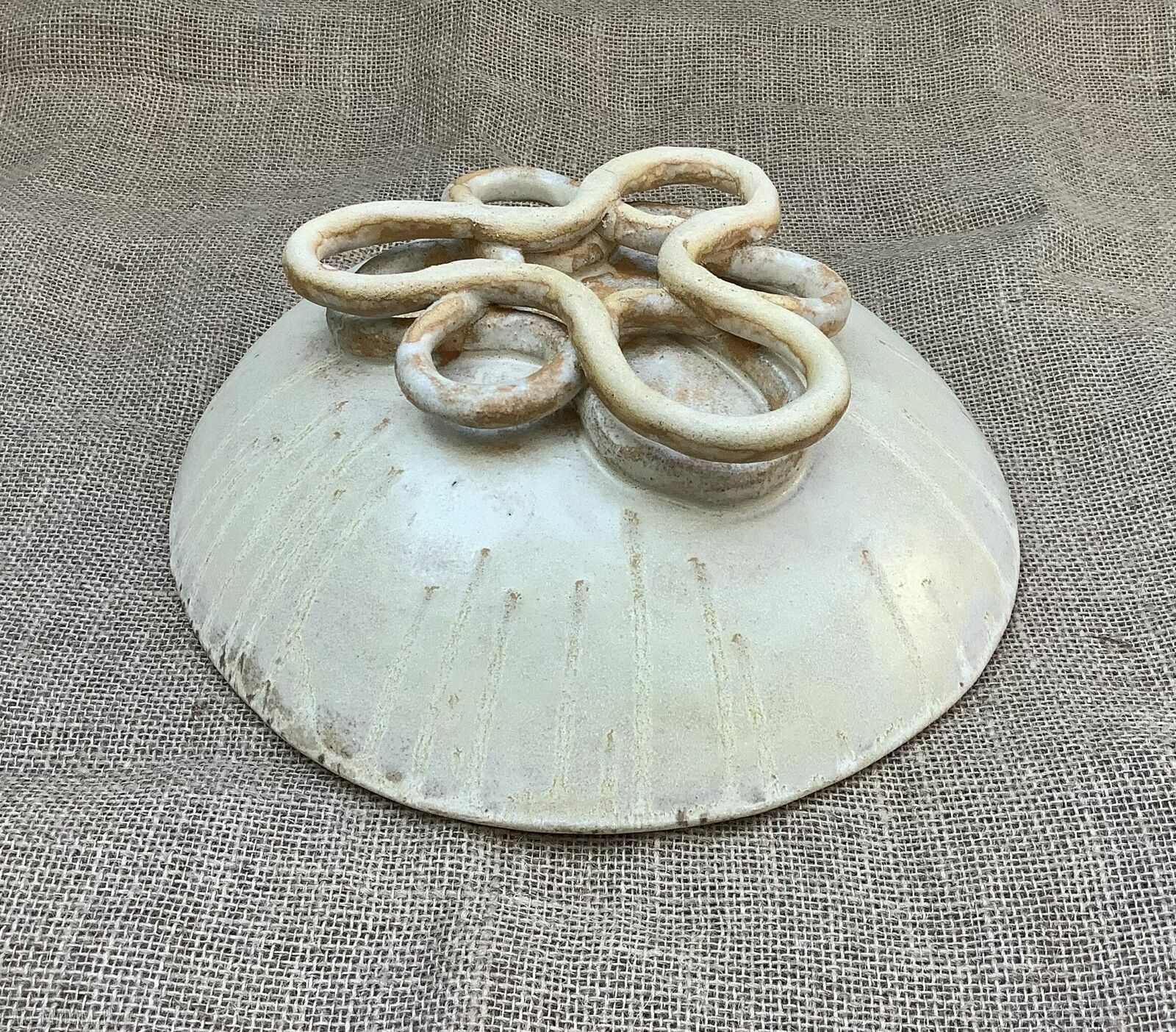 Misa ceramiczna "Śmieszna noga" - patera na owoce i dekoracje