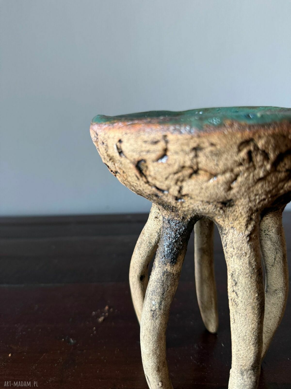 Misa ceramiczna z kolekcji „Morskie opowieści” - ręcznie lepiona ceramika