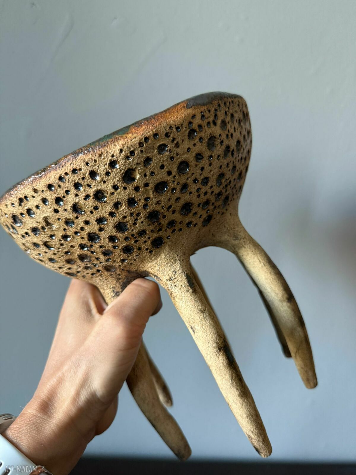 Misa ceramiczna handmade z kolekcji 'Morskie opowieści'