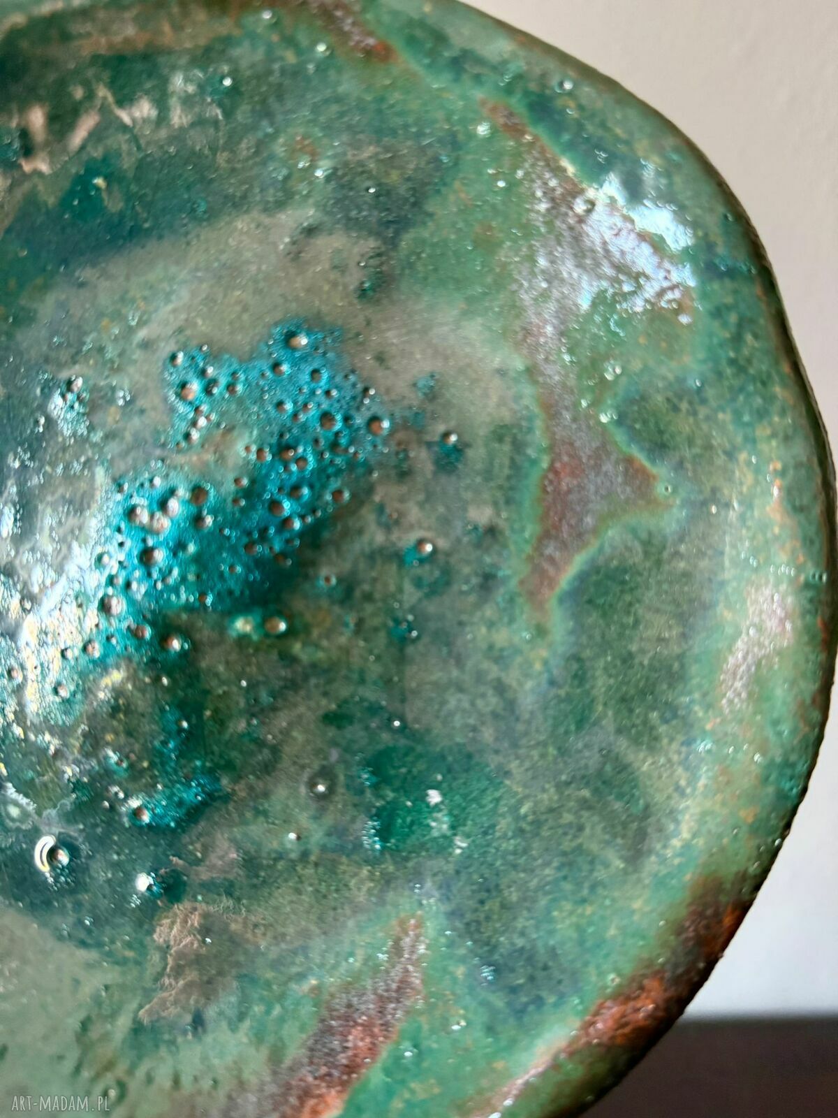 Misa ceramiczna handmade z kolekcji 'Morskie opowieści'