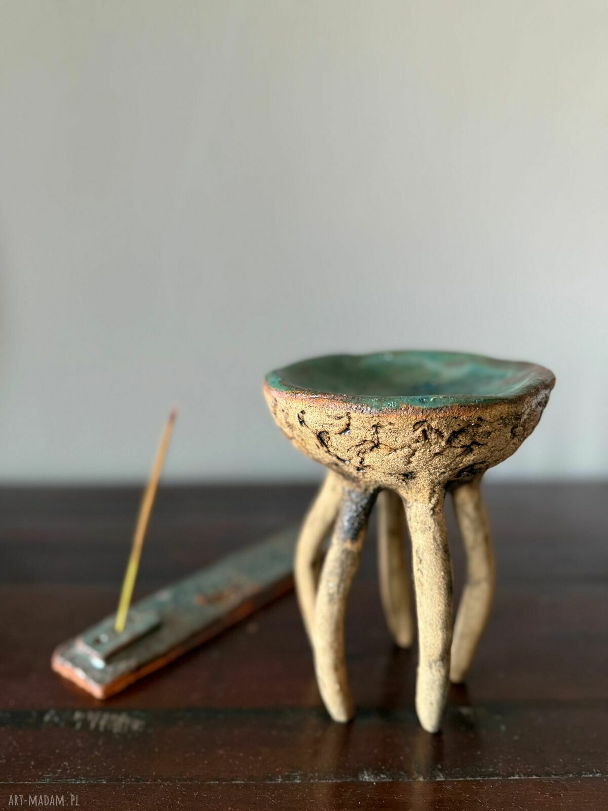 Misa ceramiczna z kolekcji „Morskie opowieści” - ręcznie lepiona ceramika