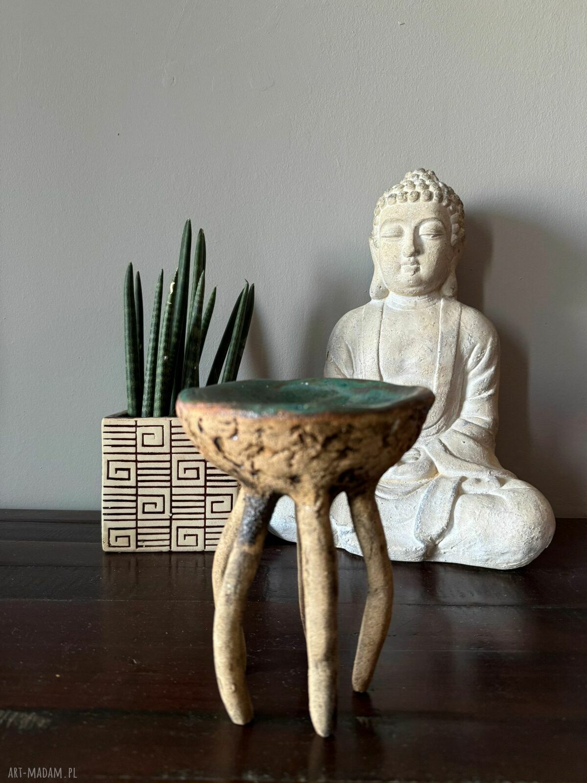 Misa ceramiczna z kolekcji „Morskie opowieści” - ręcznie lepiona ceramika