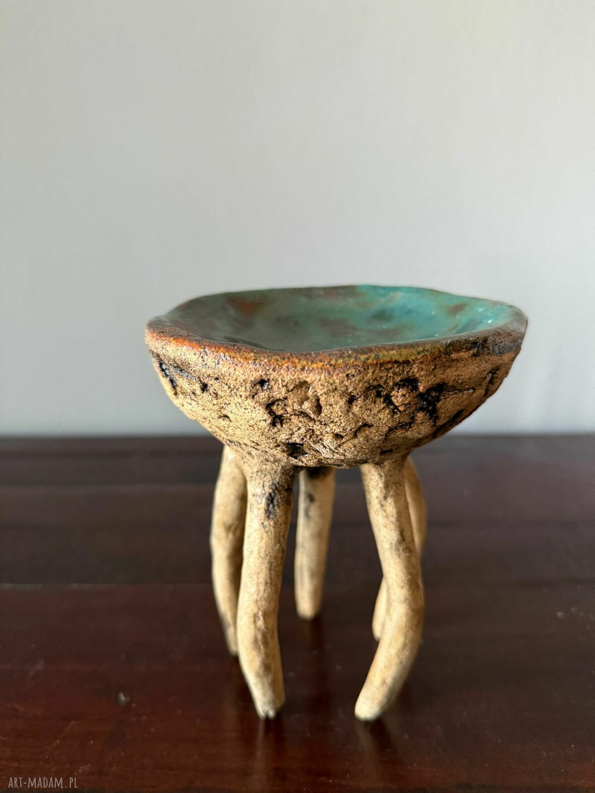 Misa ceramiczna z kolekcji „Morskie opowieści” - ręcznie lepiona ceramika