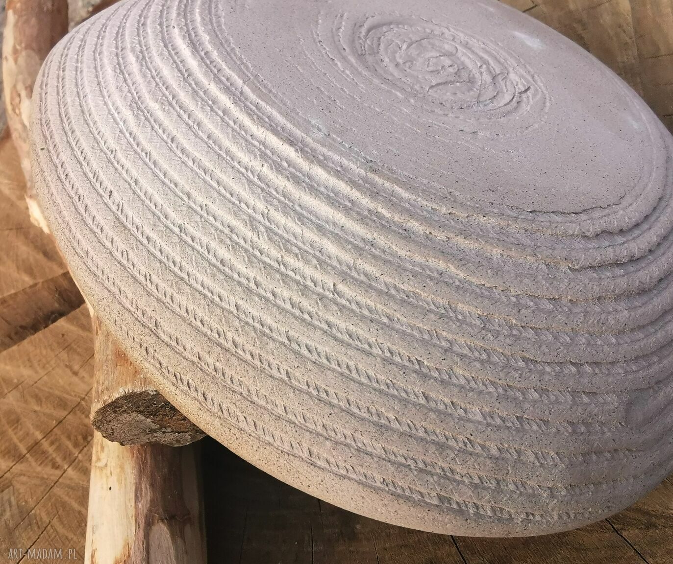 Ceramiczna misa/talerz c165 - prezent na owoce i domowe słodkości