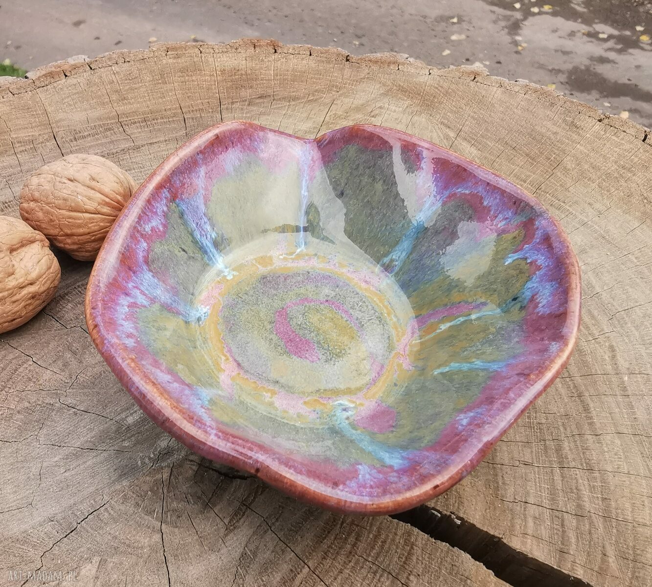 Ceramiczna miseczka Shiraja (c368) - ręcznie formowana kamionka