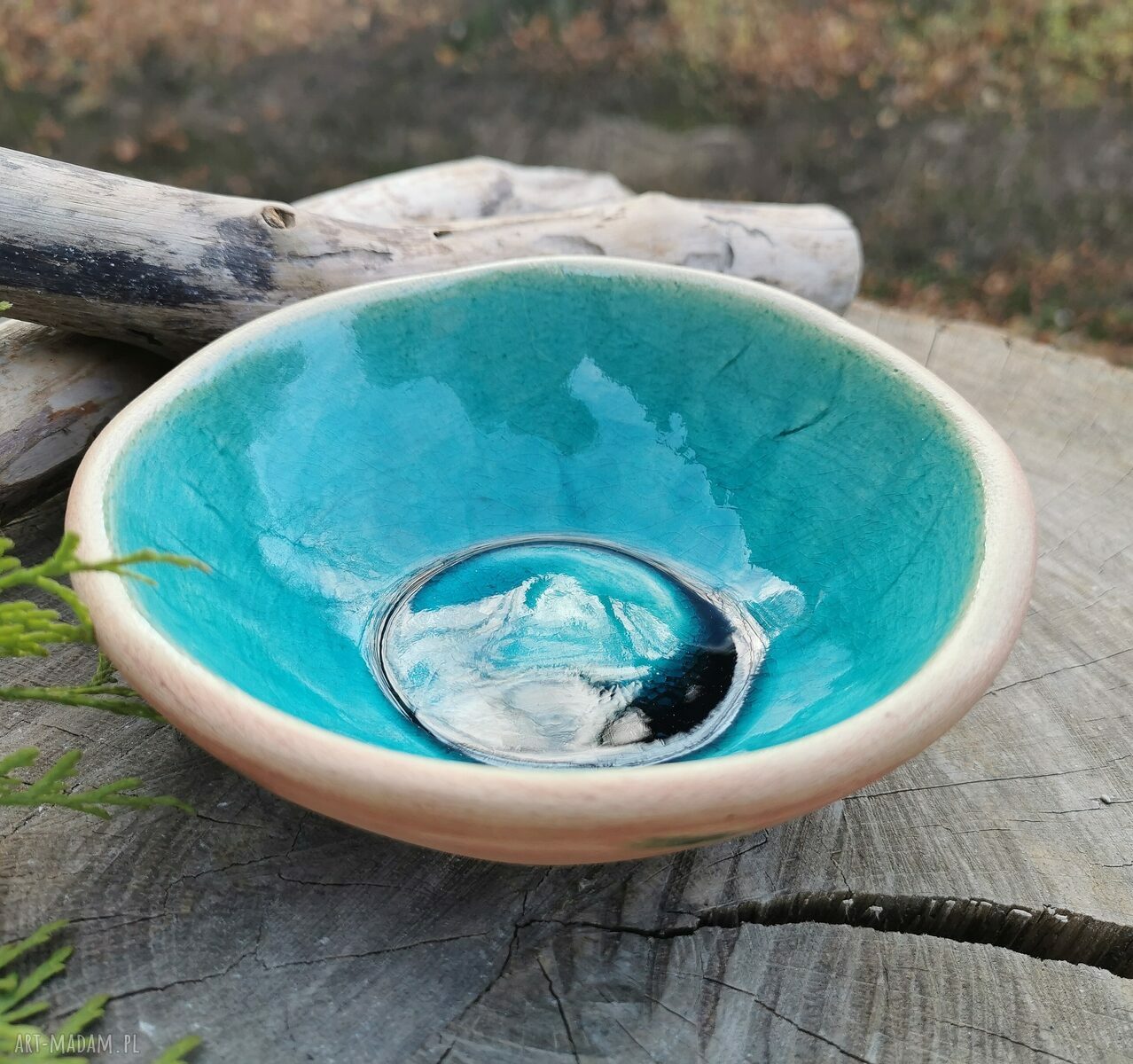 Ceramiczna miseczka z ważkami na przekąski (c380)