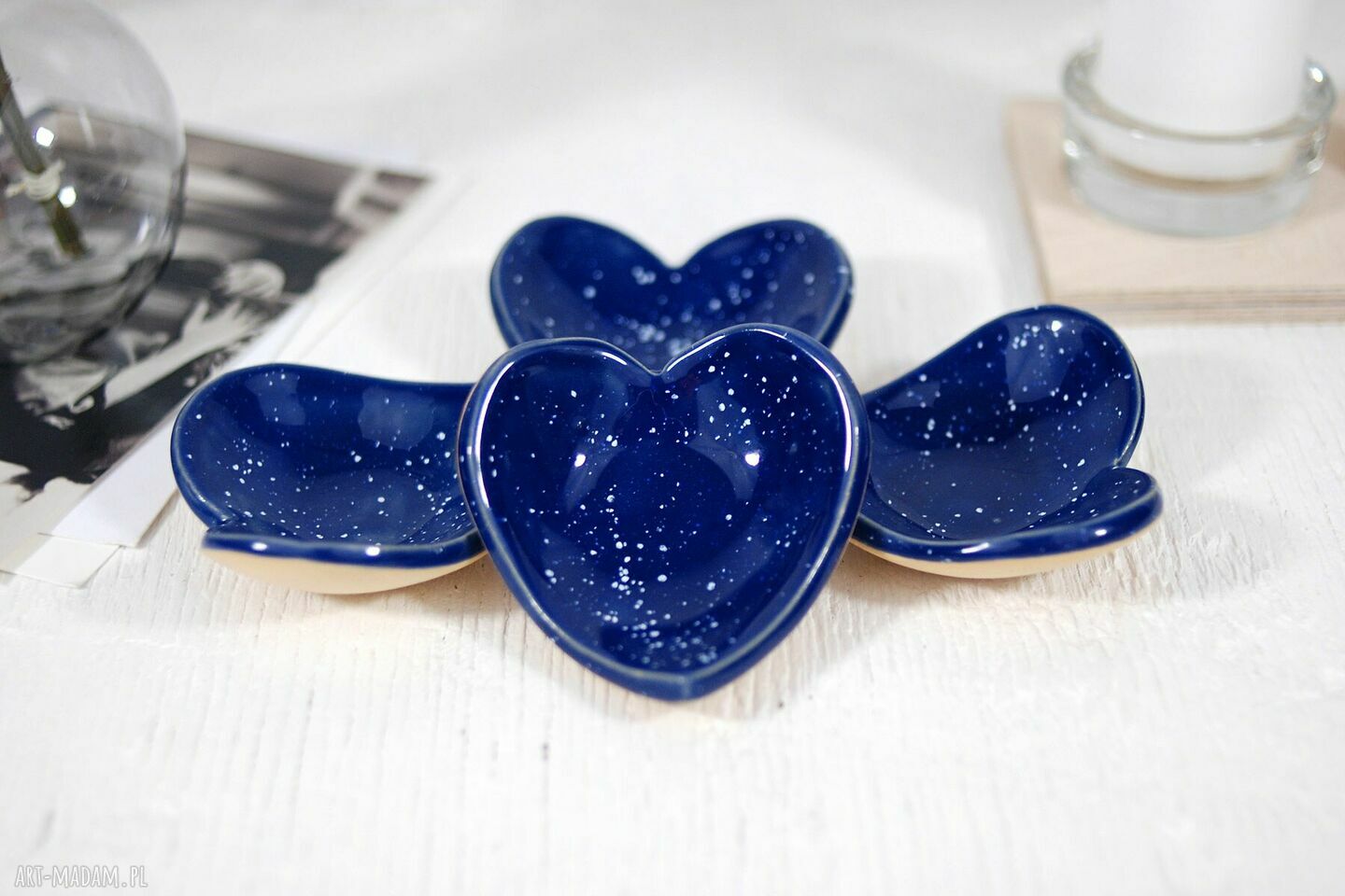 Miseczka ceramiczna na obrączki, biżuterię i drobiazgi - Niebo