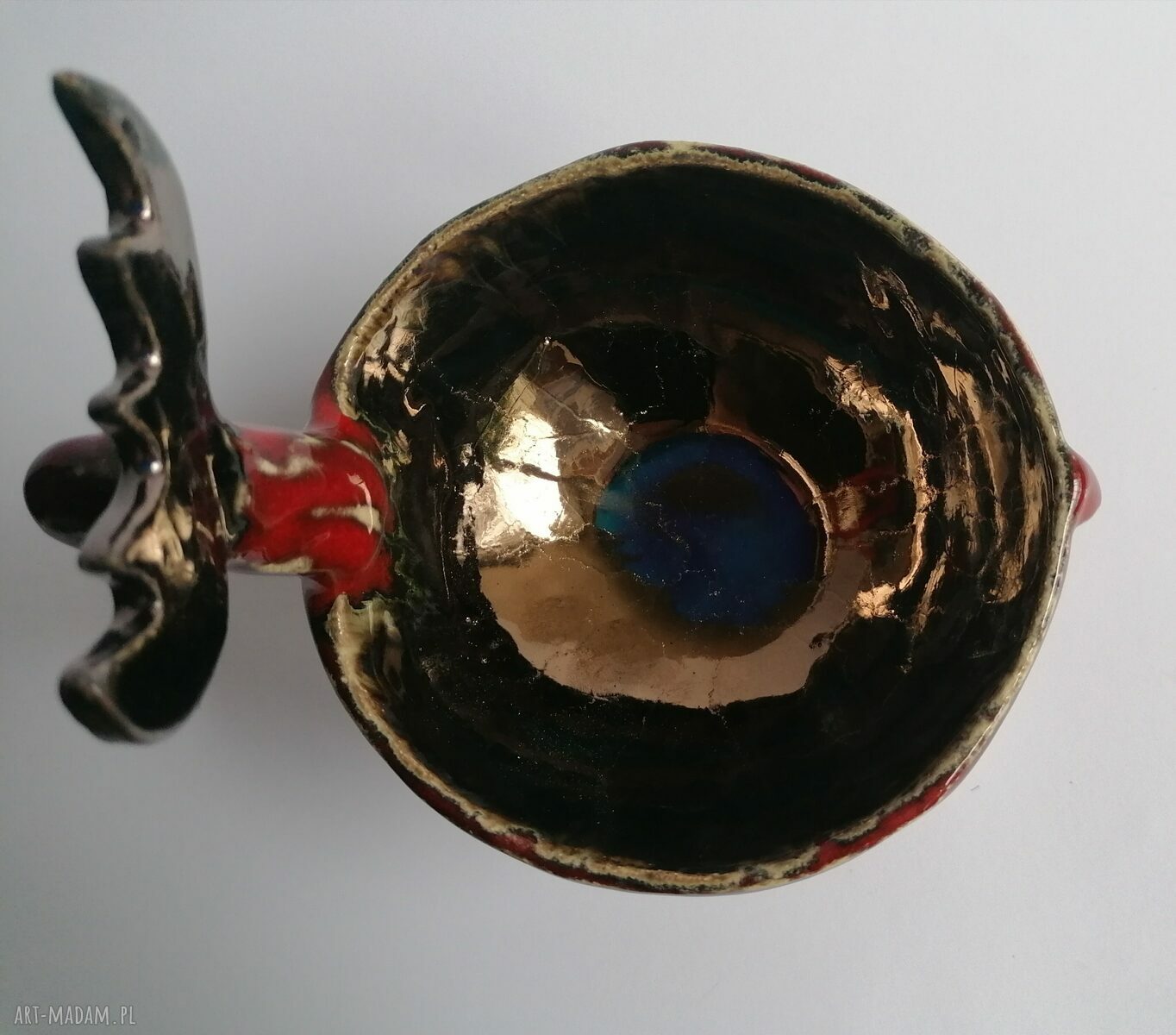 Miseczka renifer Rudolf - ceramika handmade na święta