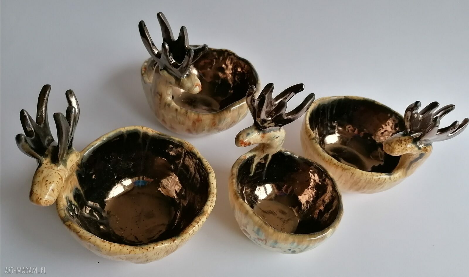 Miseczka Reniferka z zaczarowanego lasu Marion - ceramika handmade