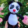 handmade maskotki szydełkowa panda