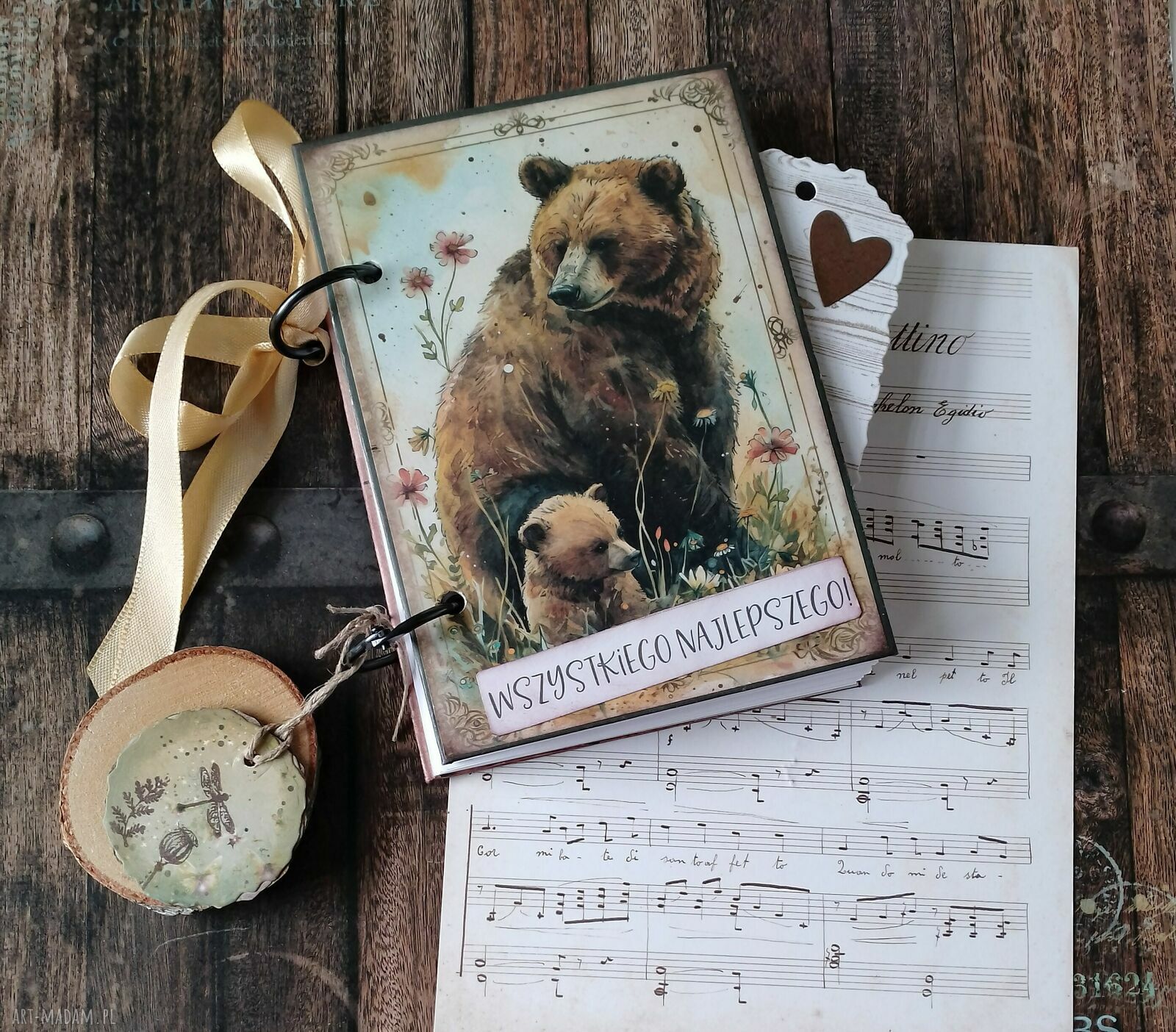Misiu & misiu - notes-pamiętnik na słodkie wspomnienia