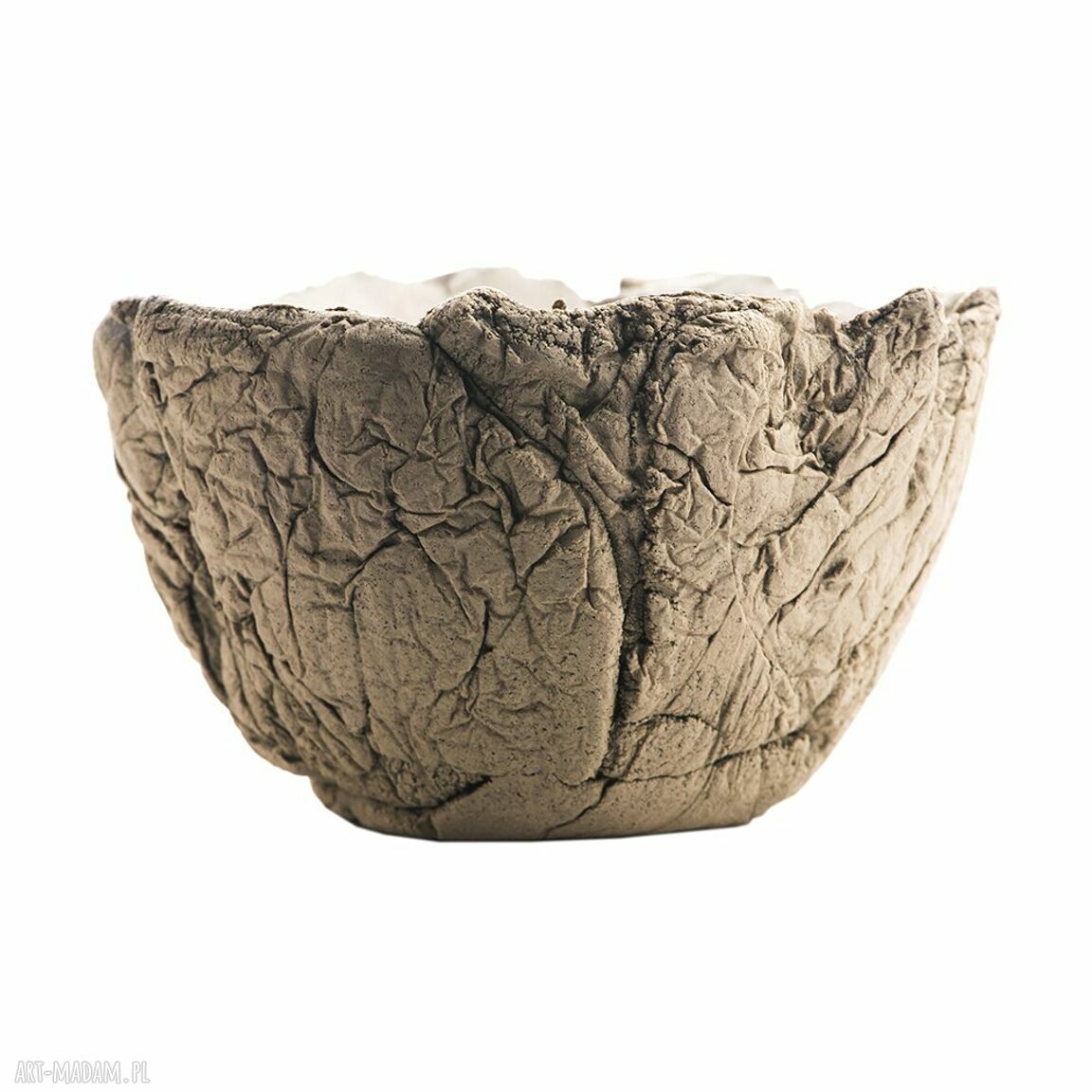 Miska ceramiczna z kamionki 13 x 8 cm - handmade