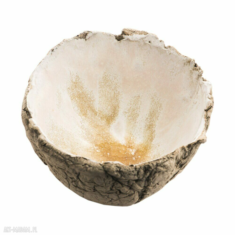 Miska ceramiczna z kamionki 13 x 8 cm - handmade