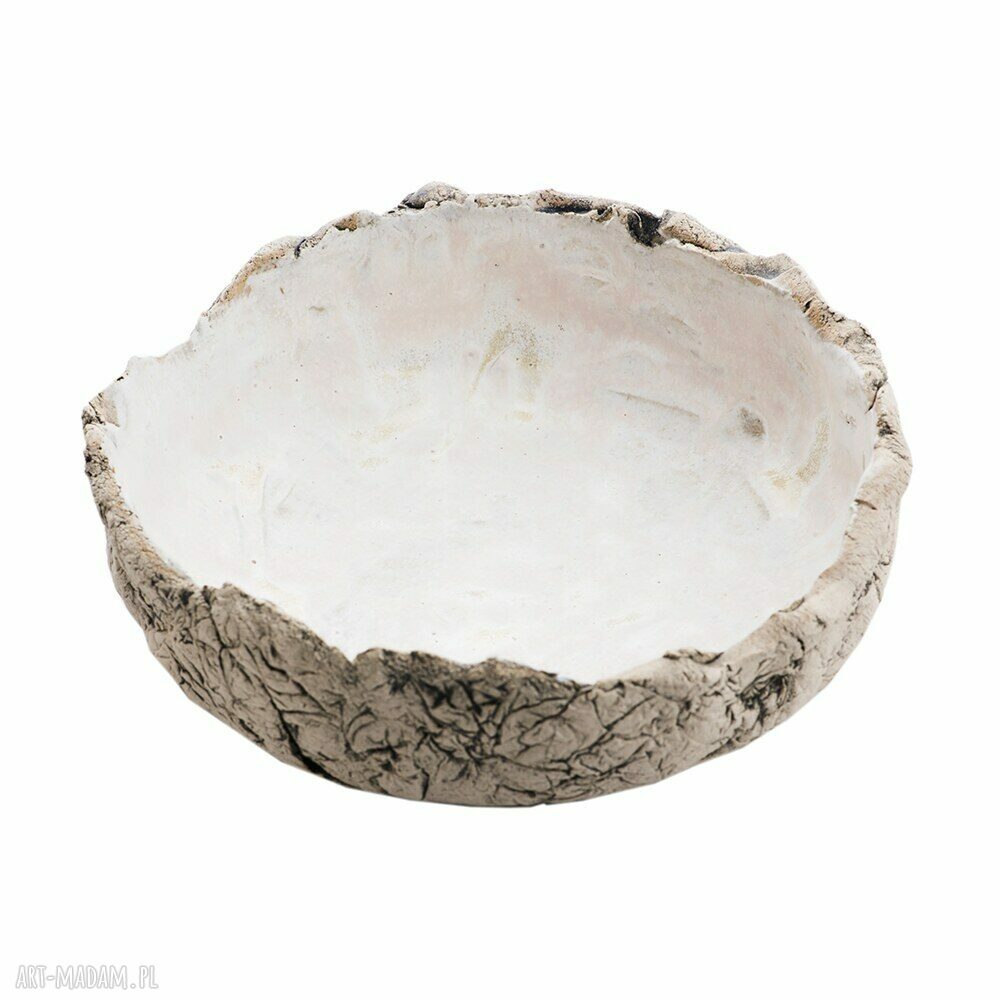 Ręcznie robiona misa ceramiczna do serwowania - SPK