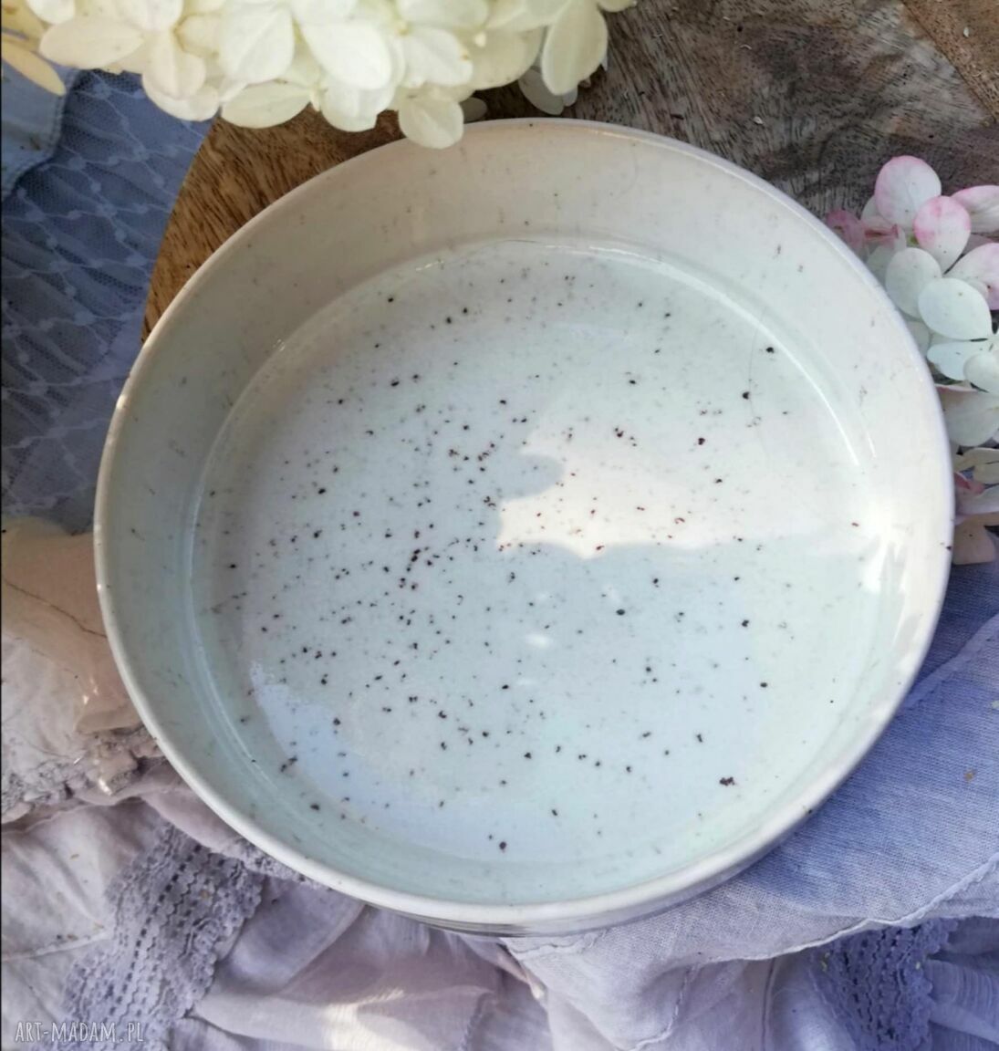 Ceramiczna miska loft - świecznik i podstawka na palo santo
