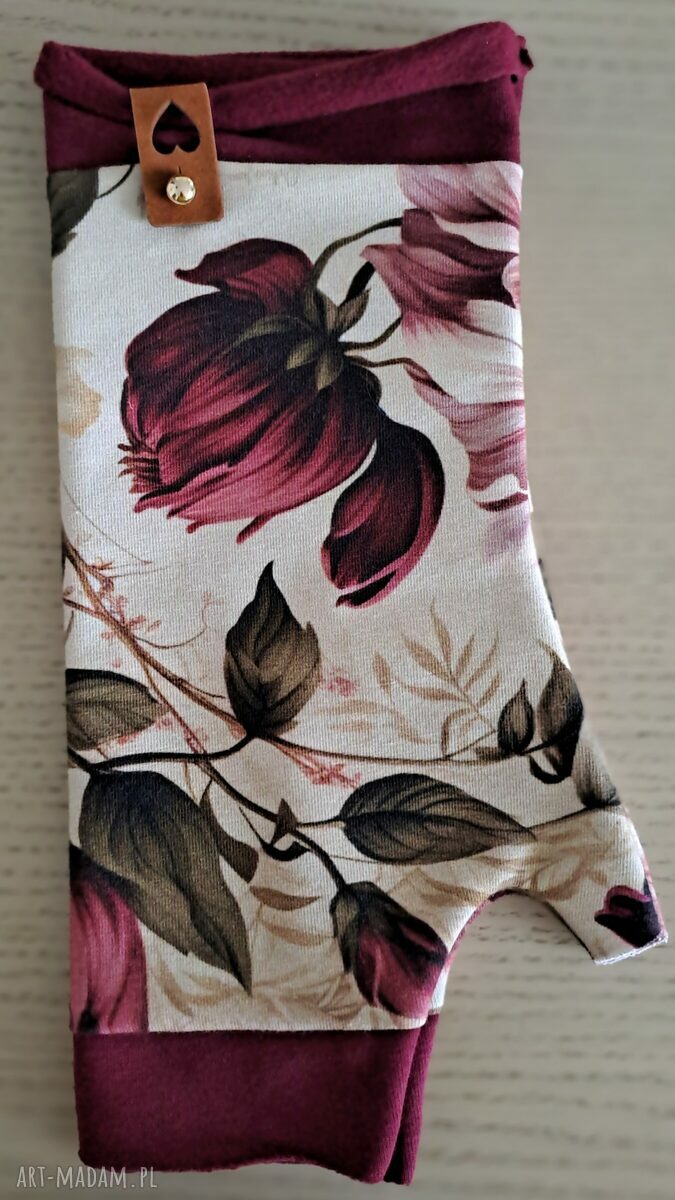 Komin i mitenki handmade Go Ka - ciepły zestaw na jesień i zimę