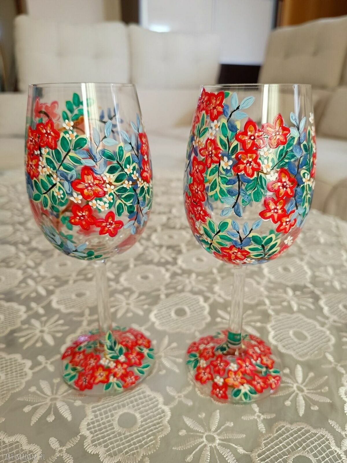 Kieliszki do wina Młoda Para - 280 ml, komplet 2 szt.