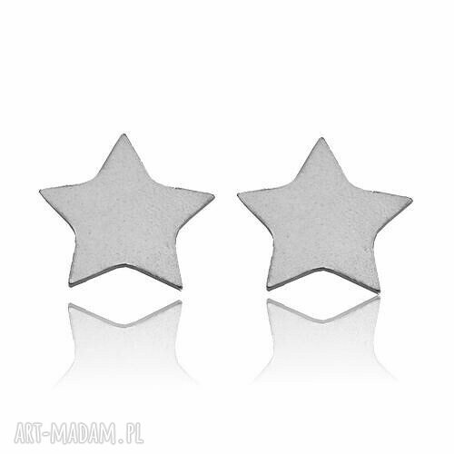 Srebrne kolczyki gwiazdki sztyfty srebro modowe delikatne