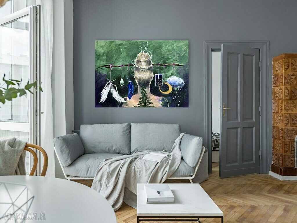 Moja opowieść - obraz akrylowy na płótnie 70 x 50 cm