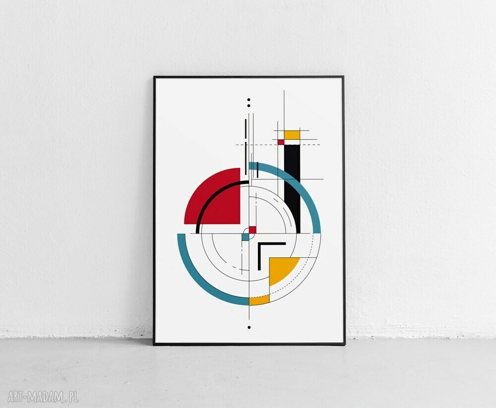 Plakat Mondrian 2 40x50 cm - geometryczne wzory