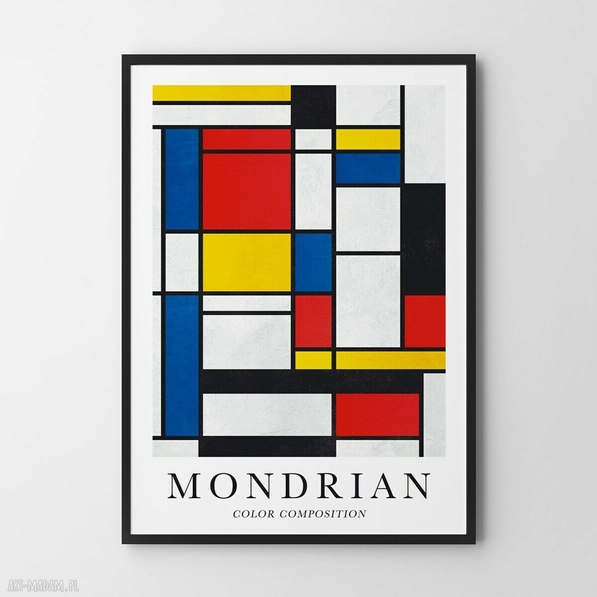 Mondrian Color Composition - plakat 50x70 cm