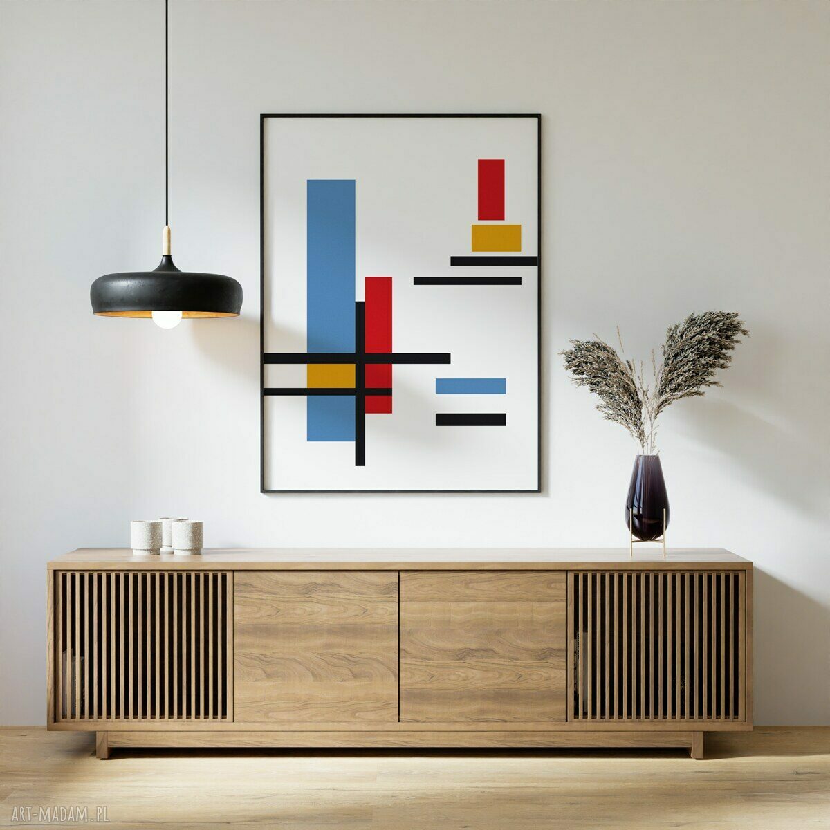 Plakat Mondrian - format 30x40 cm
