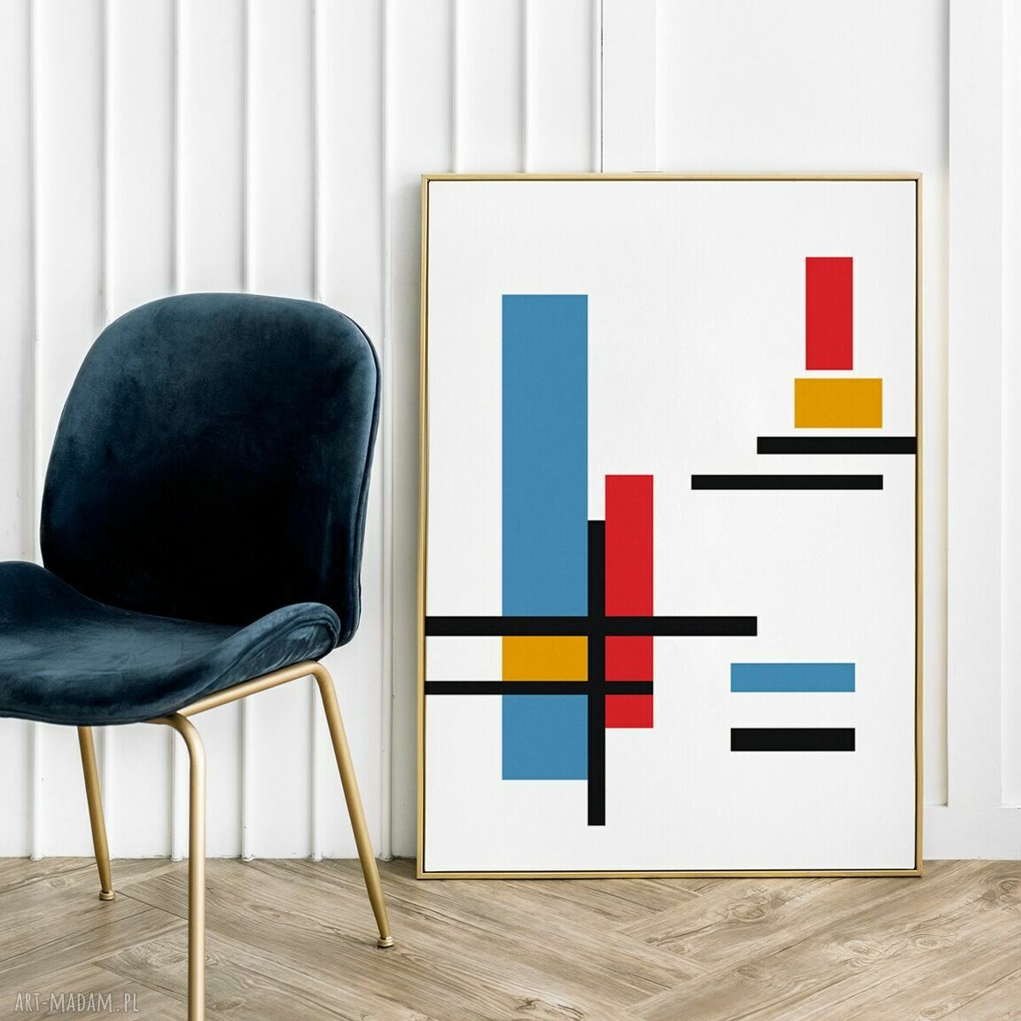Plakat Mondrian - format 30x40 cm