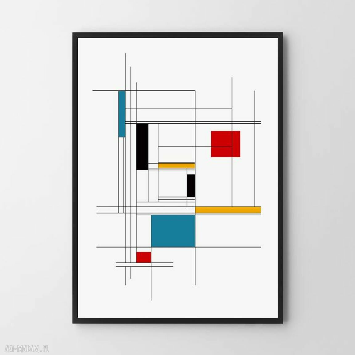 Plakat Mondrian - format 50x70 cm