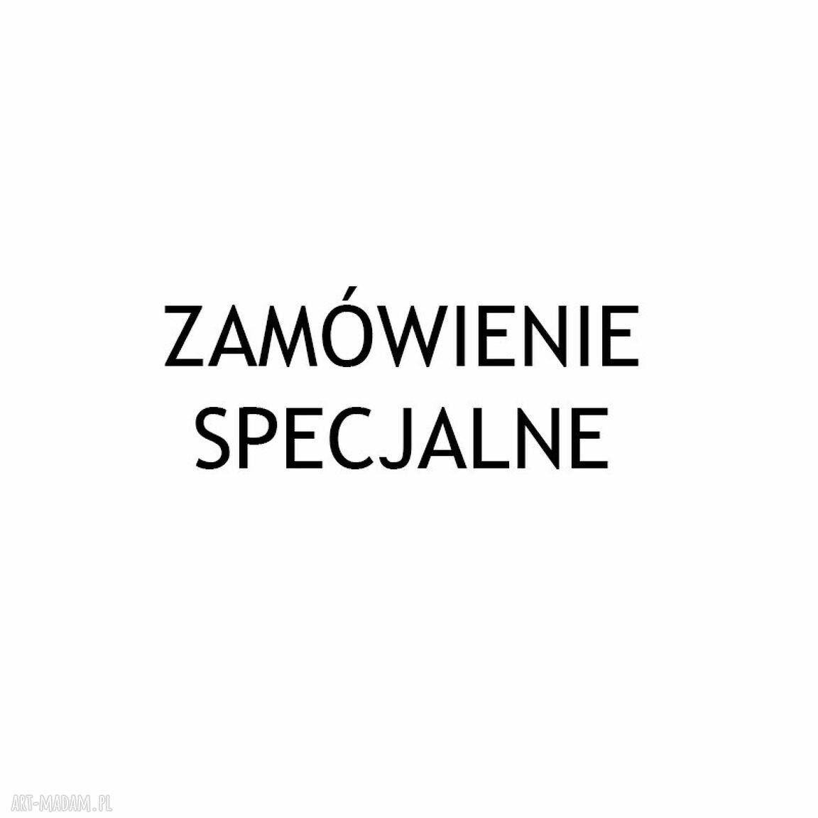 Zamówienie specjalne monstera bransoletka noga obejmuje