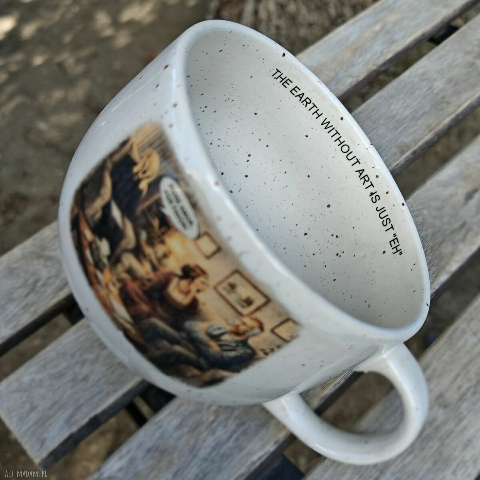 MORE AMOR, kubek 600 ml Dama z gronostajem