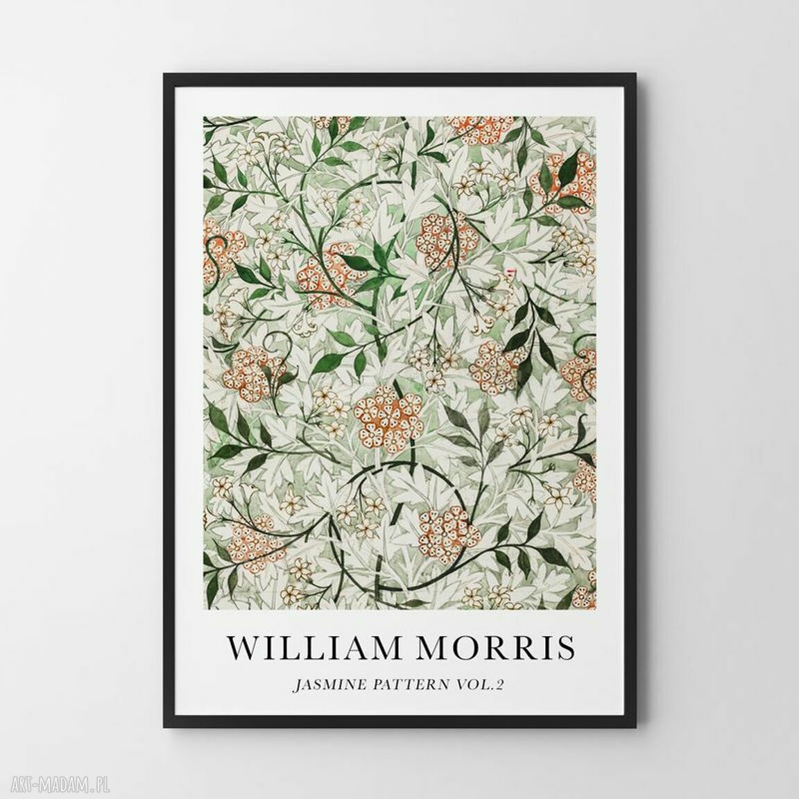 Plakat Morris Jasmine Pattern 30x40 cm - kwiaty