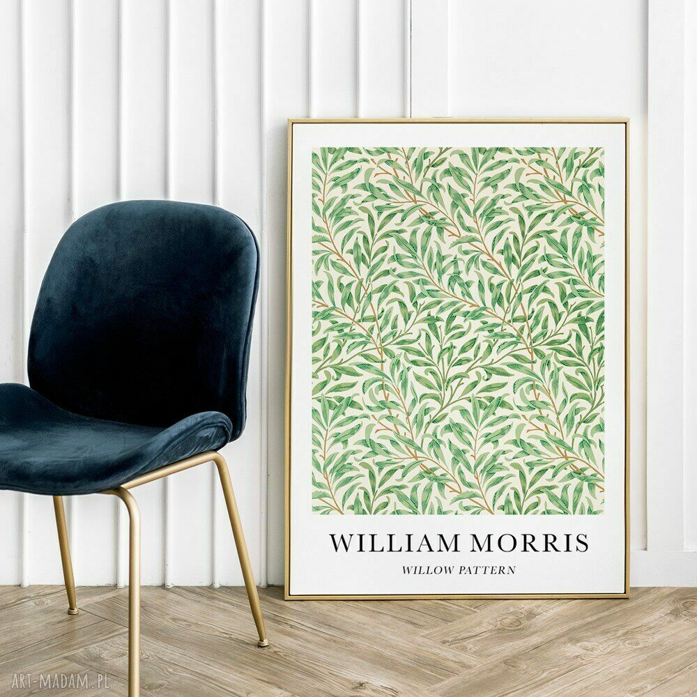 Plakat Morris 30x40 cm z motywem kwiatów - Hogstudio