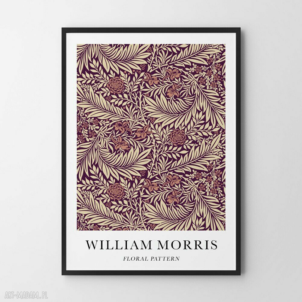 Morris v6 - reprodukcja plakatu 40x50 cm do salonu