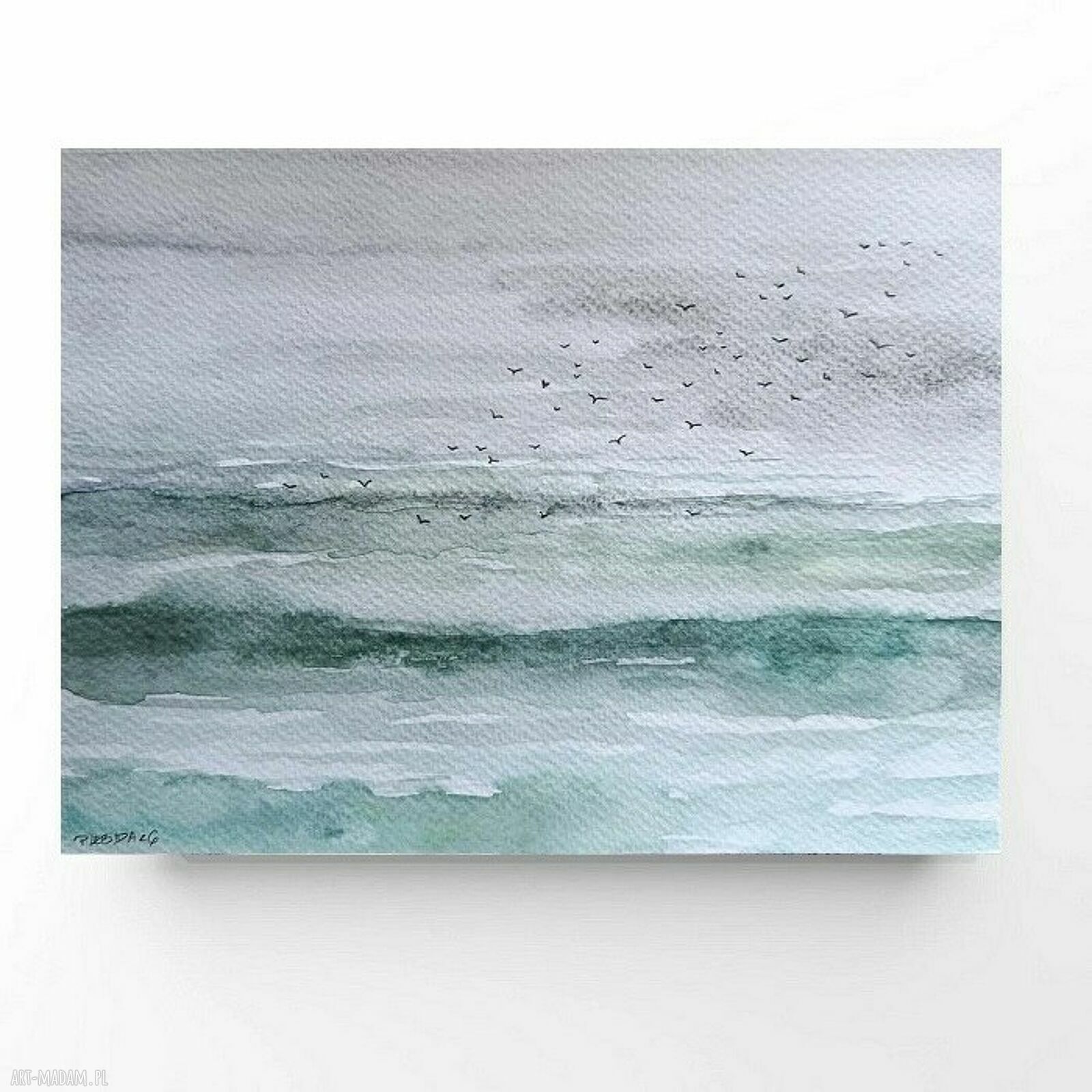 Akwarela „Morze” 18x24 cm