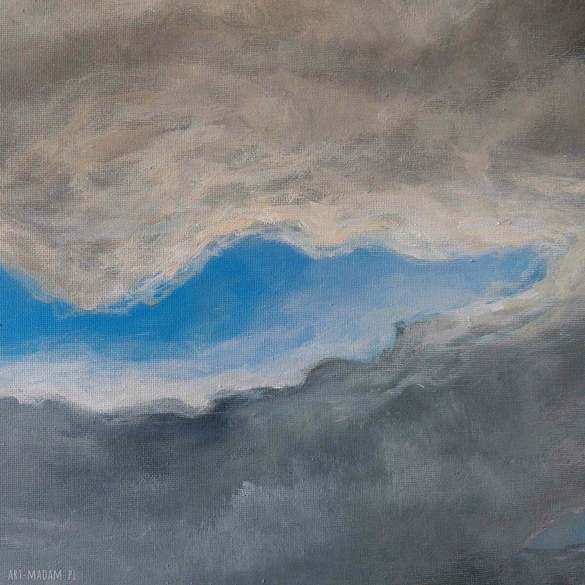 Morze - obraz akrylowy 60x80 cm na płótnie