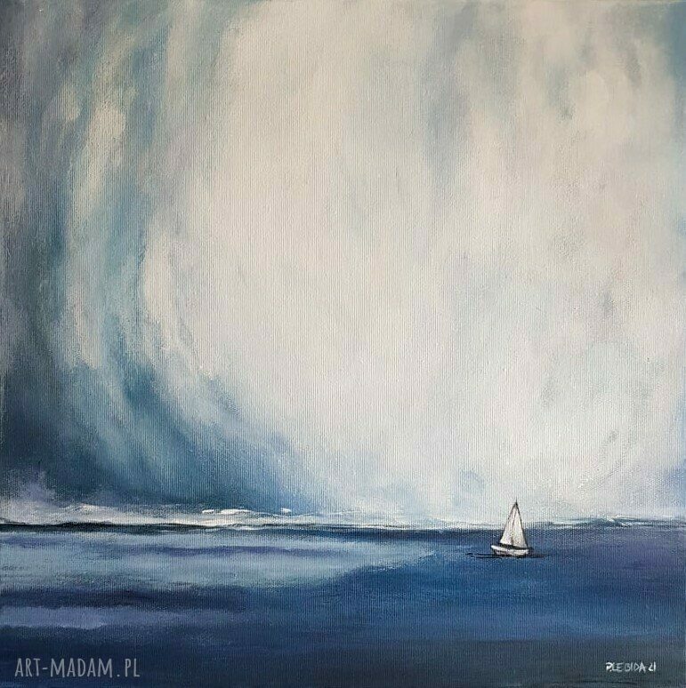 Morze - obraz akrylowy 40x40 cm