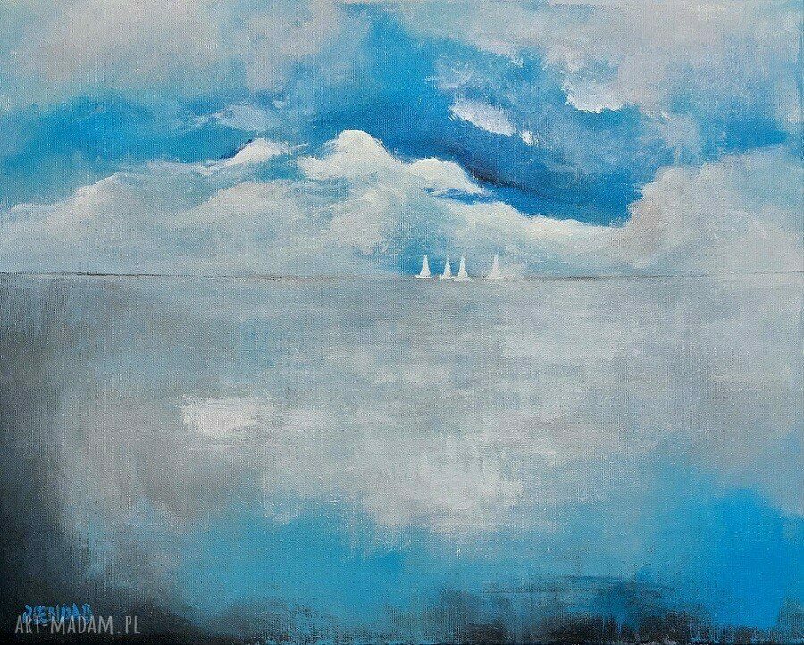 Morze - obraz akrylowy 40x50 cm na płótnie