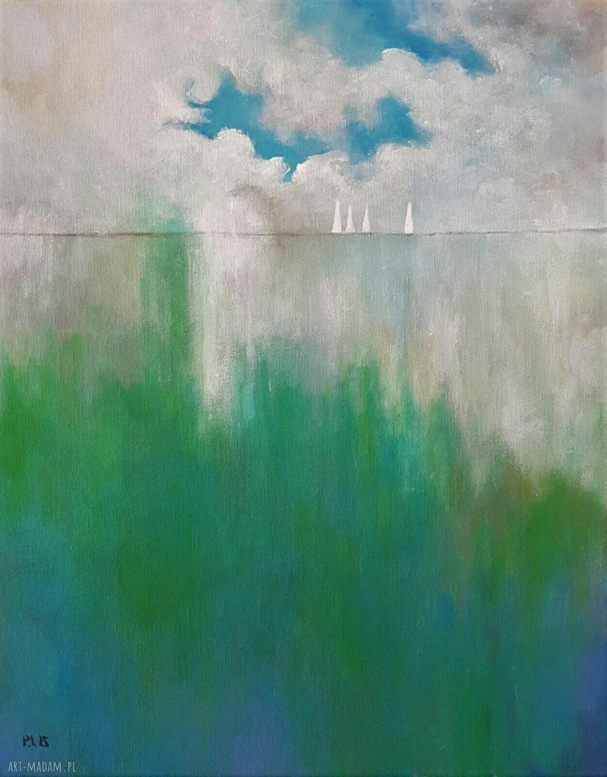 Obraz akrylowy „Morze” 50x40 cm - gotowy do zawieszenia, sygnowany