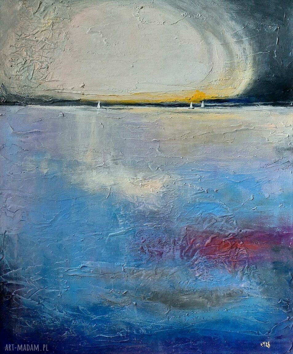 Morze - obraz akrylowy 60x50 cm na płótnie