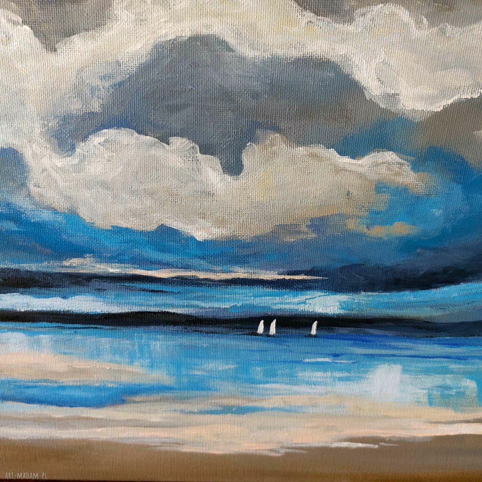Obraz akrylowy MORZE 30 x 50 cm na płótnie - gotowy do zawieszenia