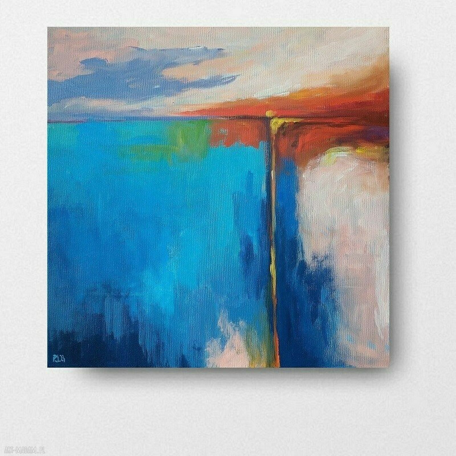 Morze - obraz akrylowy 40x40 cm kwadrat