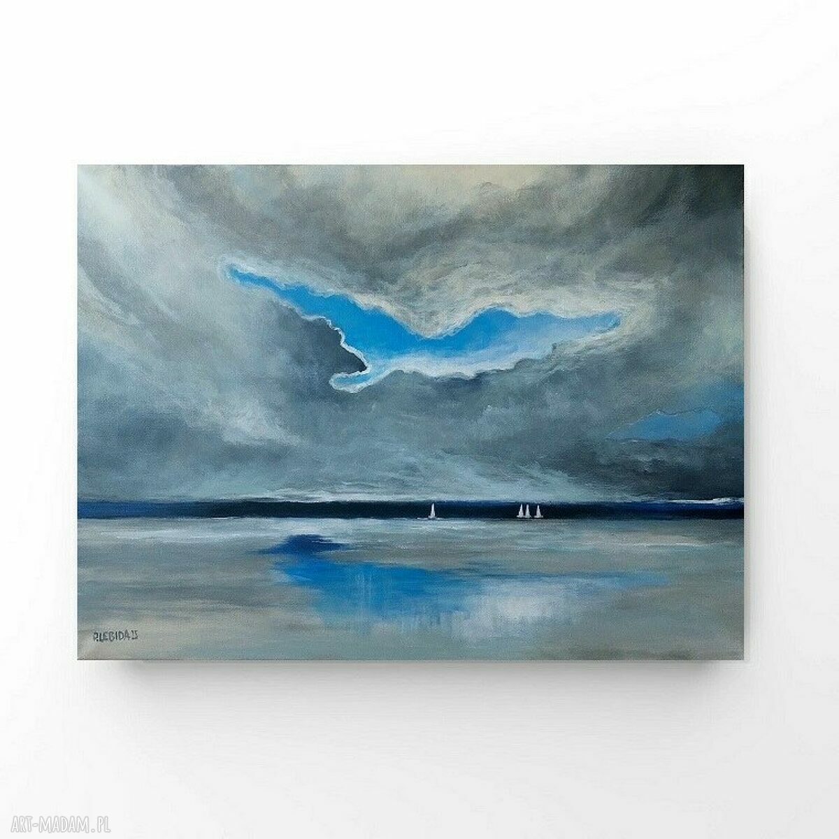 Morze - obraz akrylowy 60x80 cm na płótnie