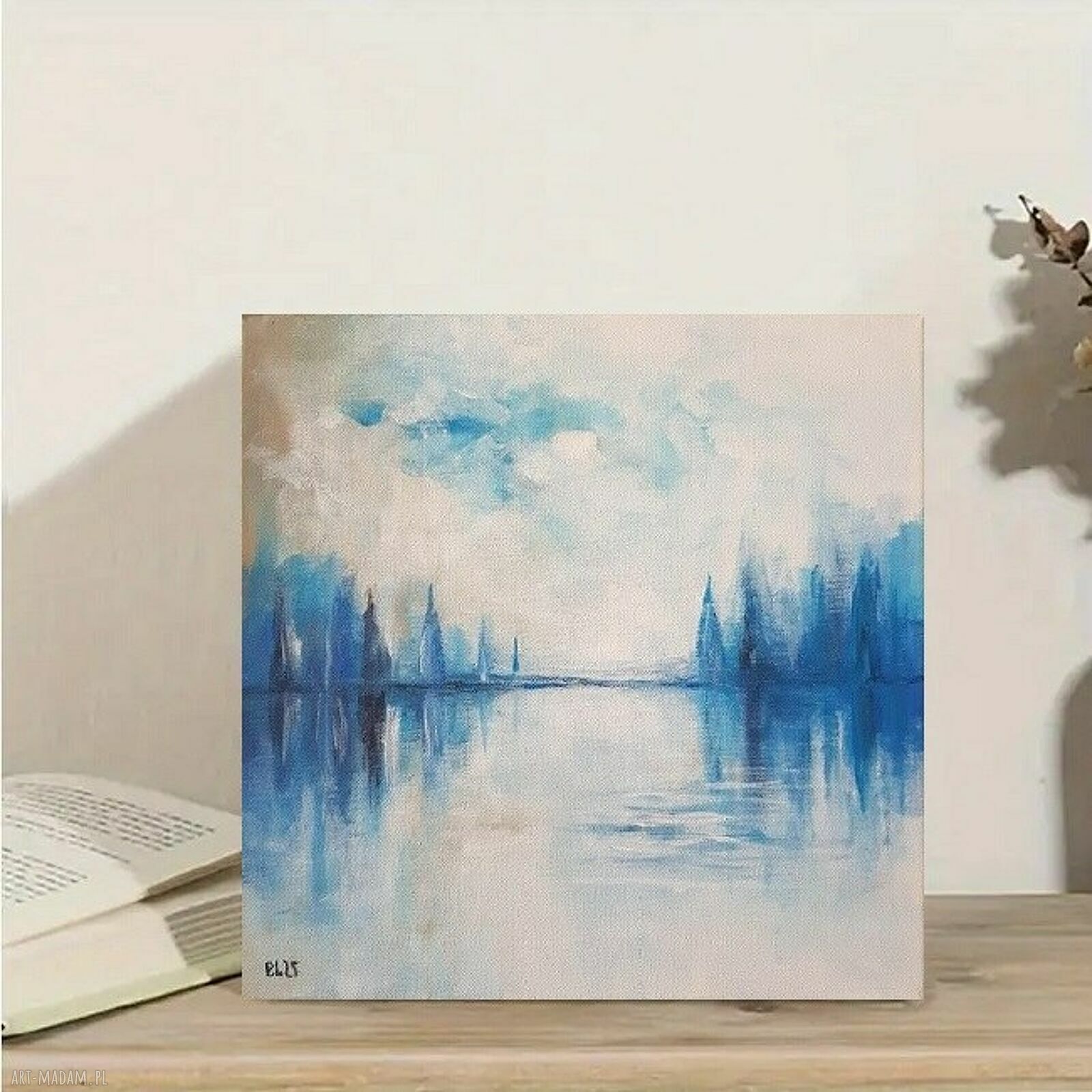 MORZE - obraz akrylowy 30x30 cm kwadrat gotowy do zawieszenia