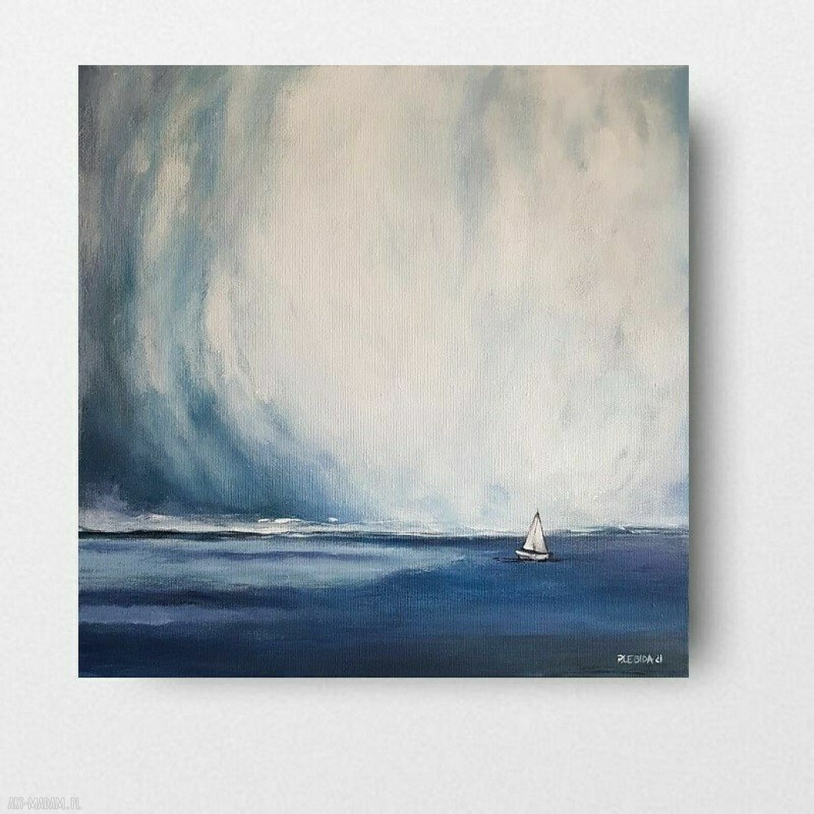 Morze - obraz akrylowy 40x40 cm