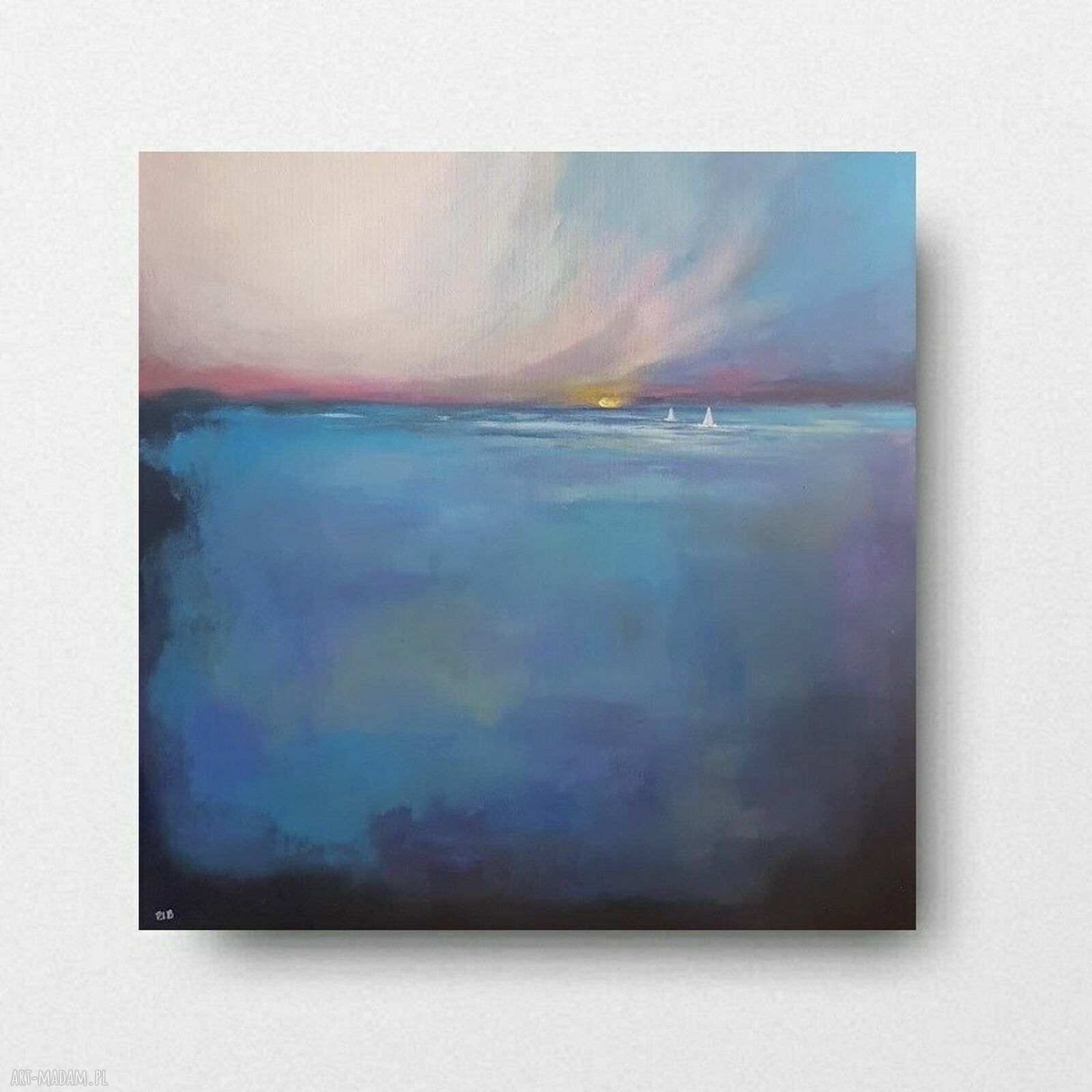 Morze - obraz akrylowy 60x60 cm Paulina Lebida