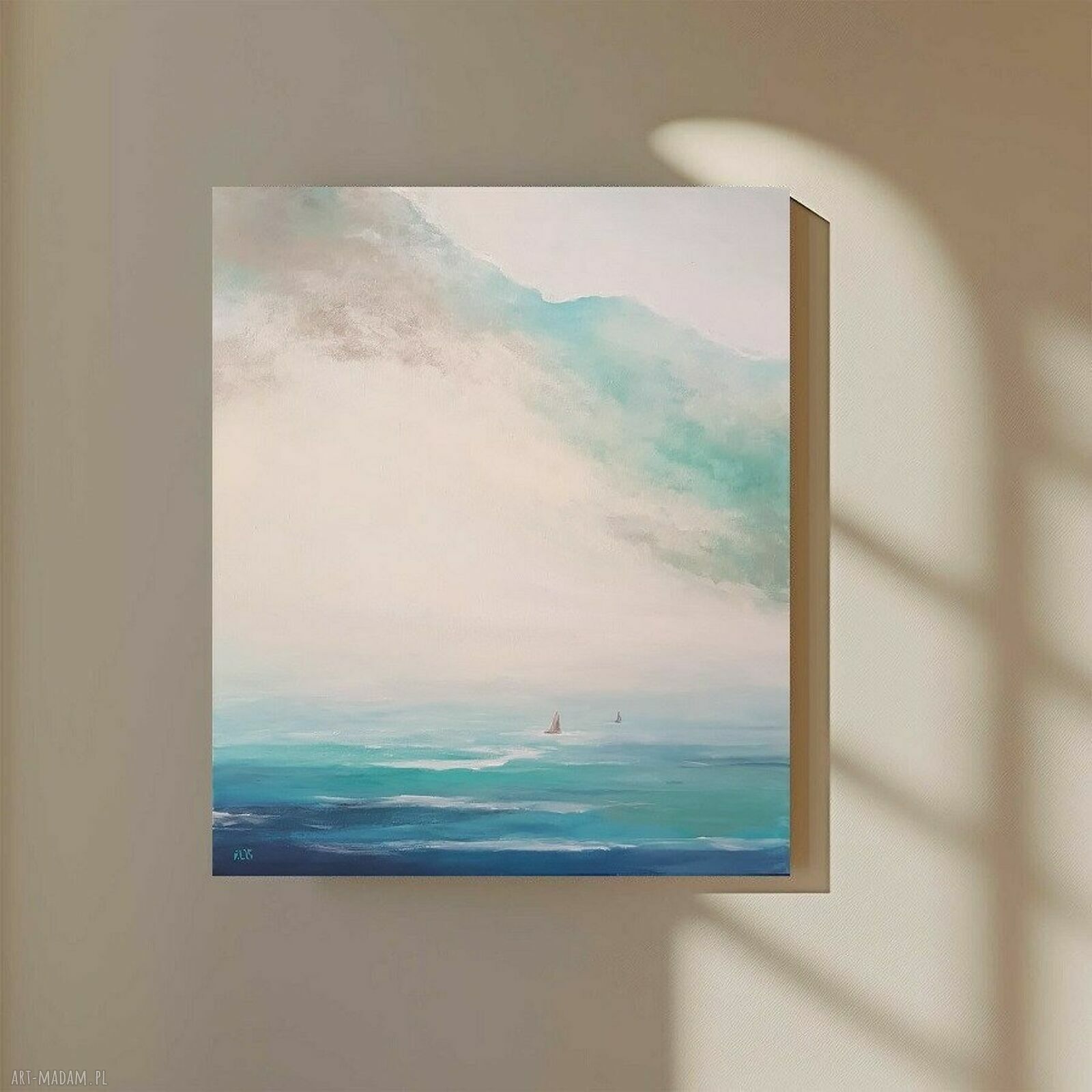 Morze - obraz akrylowy 70x60 cm